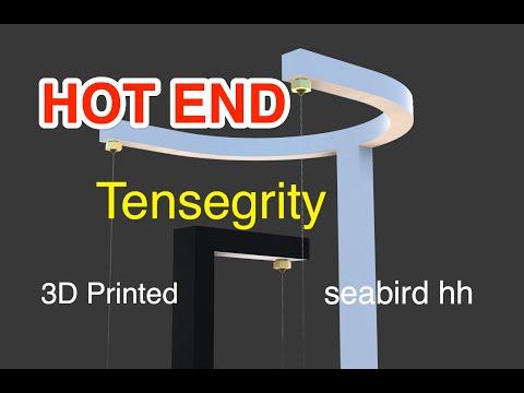 "Hot End" Tensegrity - 3D Printed