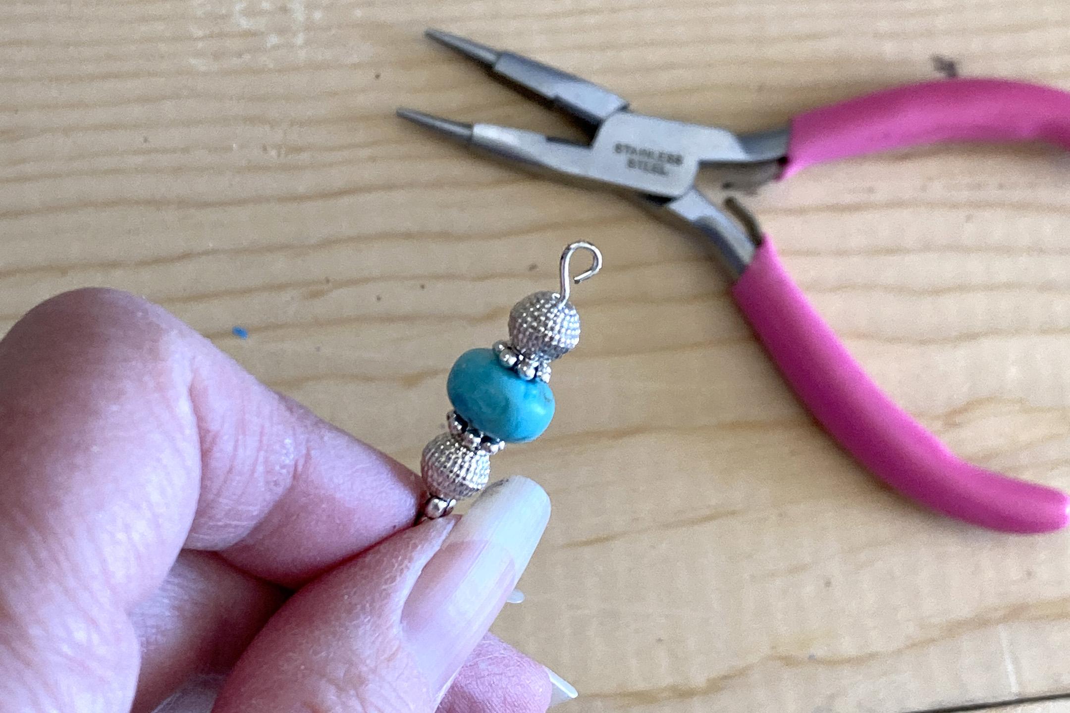 06 Mixed media earrings-final loop with pliers.JPG