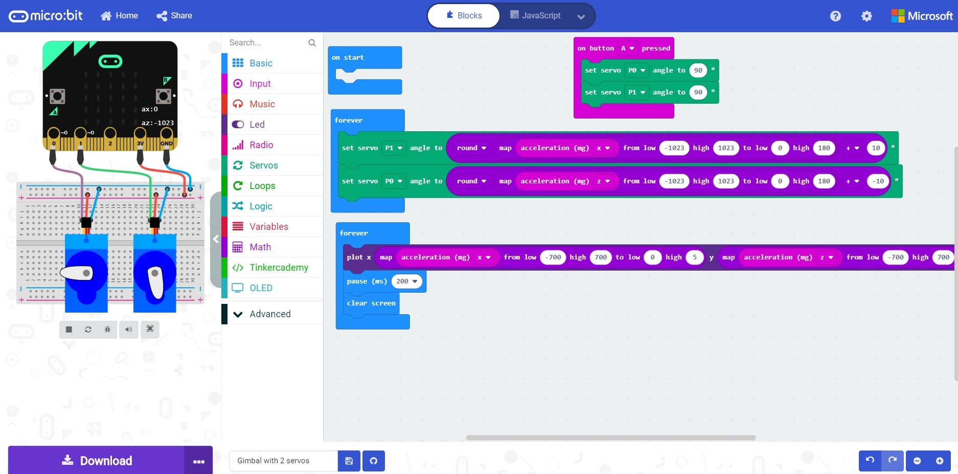 07.Gimbal at Makecode.jpg