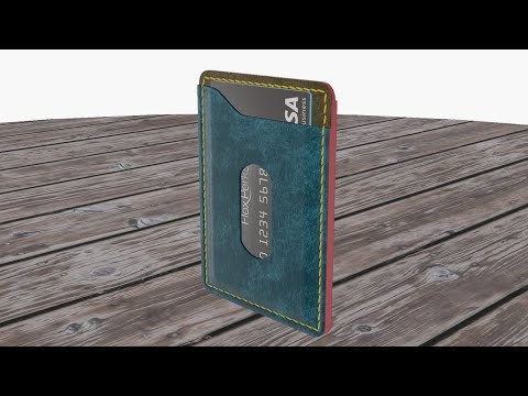 3D Leather Card Holder Configurator-(FREE PATTERN)
