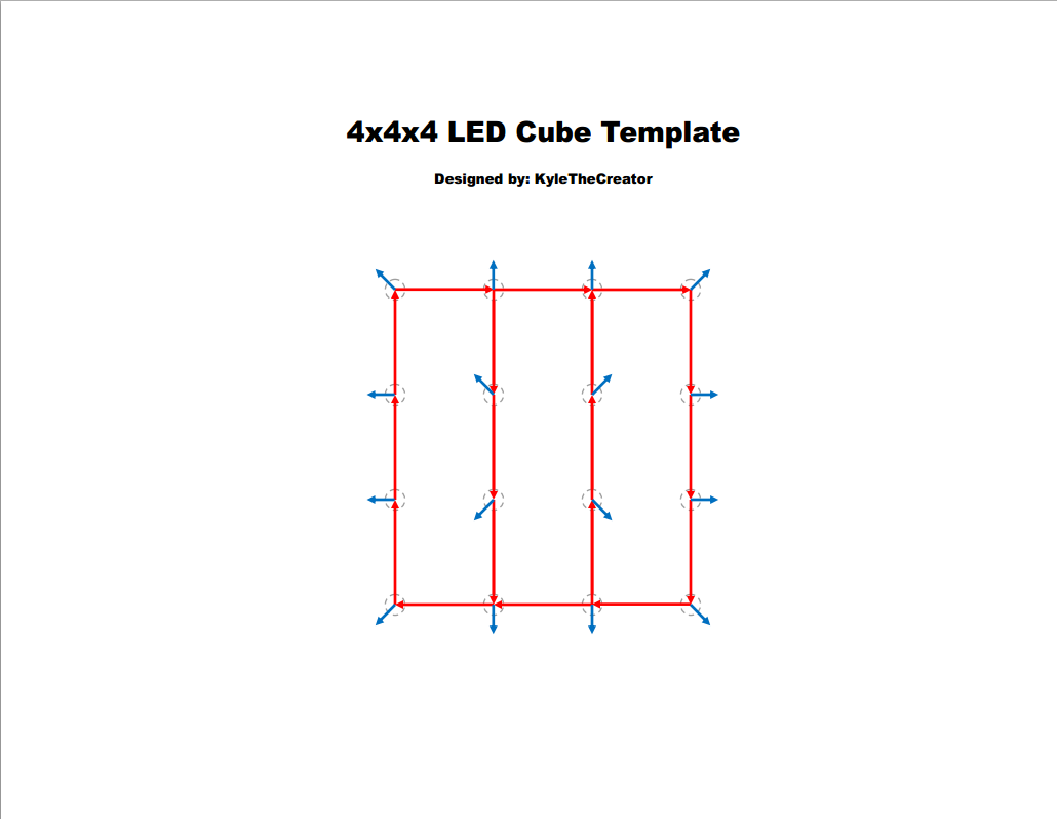 4x4x4 LED Cube Template.png
