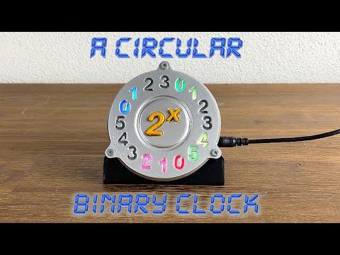 A Circular Binary Clock