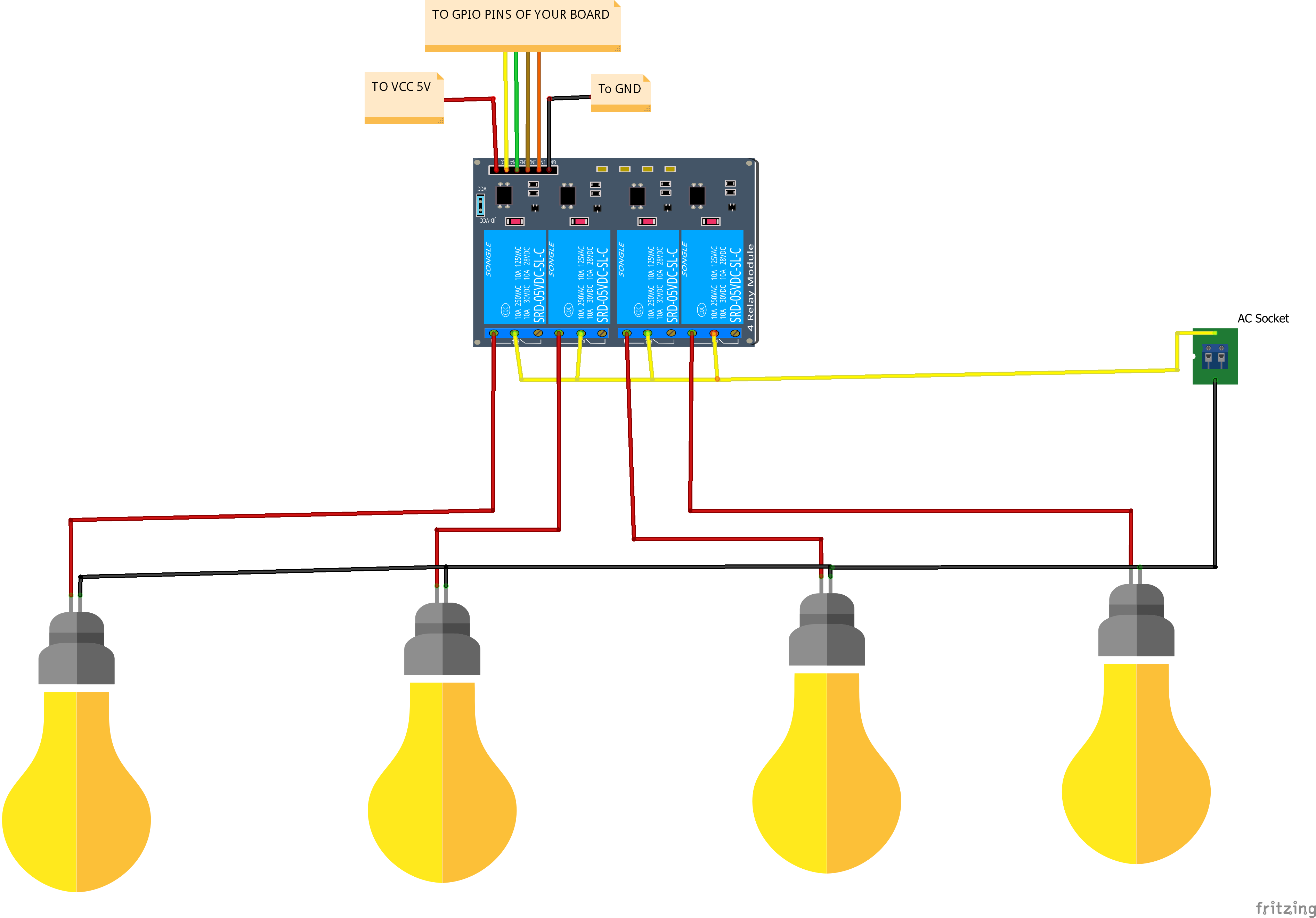 AC bulb Relay 4 channel Home Automation.png