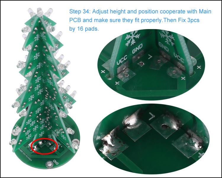 Auto-Rotate Flash RGB LED Music Christmas Trees Kit.120.JPG