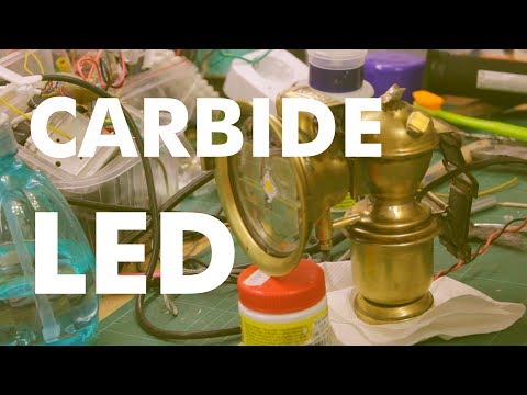 Carbide Bicycle Lamp LED Retrofit for Rinoa Super-Genius