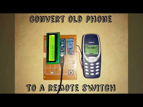 Convert old phone to a remote switch