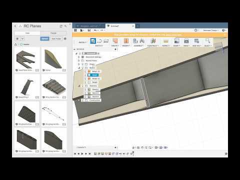 Creating 3D Printable R/C Wing Sections in Fusion 360 (Works with any slicer)