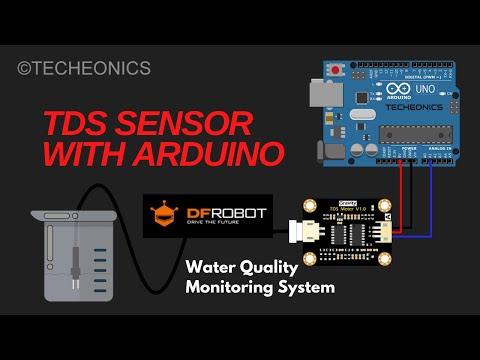 DFROBOT TDS Meter Sensor With Arduino &amp;amp; LCD || Measure Water Quality in PPM || Techeonics @dfrobot
