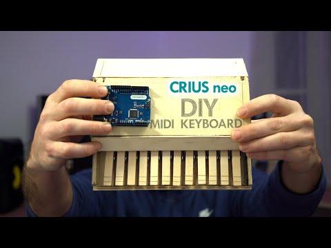 DIY Arduino MIDI KEYBOARD "CRIUS neo" [2021] [GREEK]