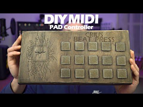 DIY Arduino MIDI Pad Controller "Crius Beat Press" [GREEK] [2021]