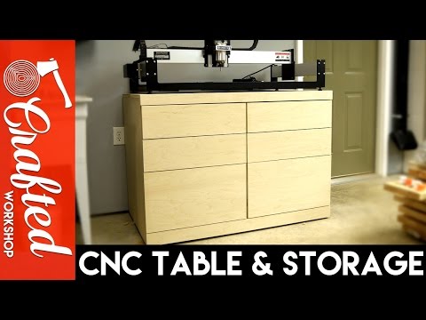 DIY CNC Table &amp;amp; Tool Storage Cabinet | How-To Build