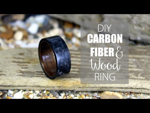 DIY Carbon Fiber And Wood Ring