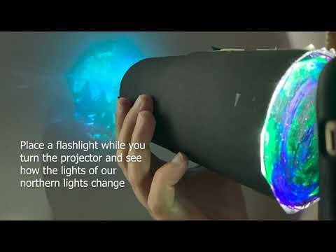 Diy Aurora borealis projector