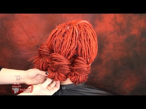 Dreadlock Styling : Simple Elegant Updo - DoctoredLocks.com