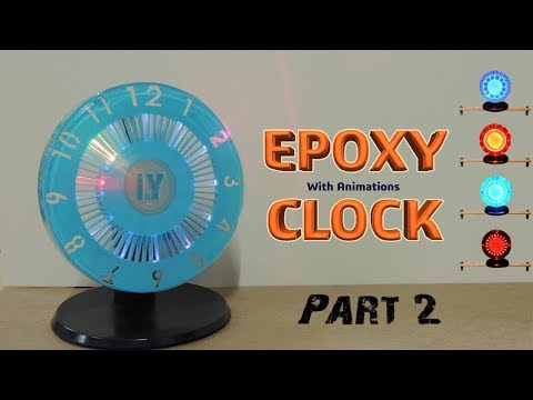 EPOXY RESIN LED CLOCK PART 2 &ndash; MAKING EPOXY | DIY RESIN CRAFT &amp;amp; GIFT