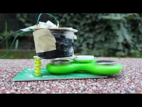 Electric experiment : Simple electric motor