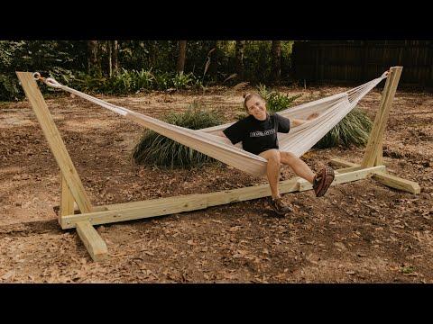 How To Build A Hammock Stand | Easy Woodworking Project