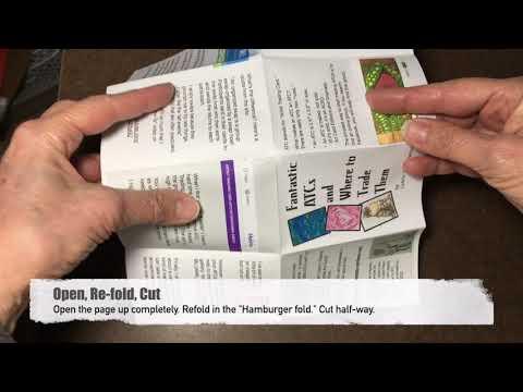 How to Fold a One-Page "Minizine"