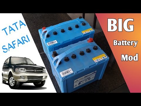 How to Install a Larger Battery In your car, Feat- Tata Safari | Right Pole vs Left Pole [Eng]