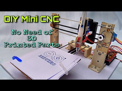 How to Make GRBL+Arduino based Mini CNC plotter machine at Home