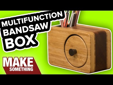How to Make a Bandsaw Box with Pencil Holder | Easy Woodworking Project