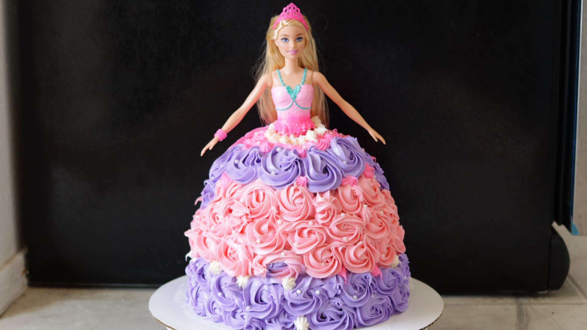 How to Make a Barbie Cake | Doll Cake Tutorial.jpg