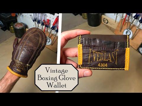 How to Make a Vintage Boxing Glove Wallet