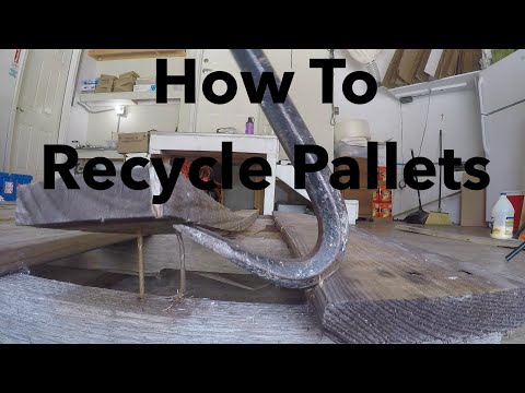 How to RECLAIM PALLET WOOD with a Table Saw