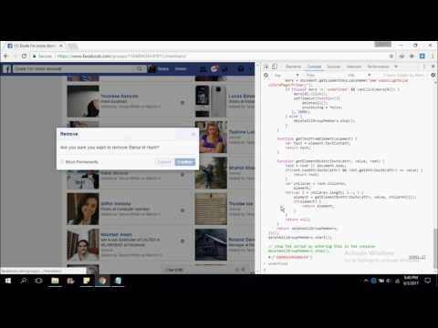 How to Remove All Members in The Facebook Group at Once