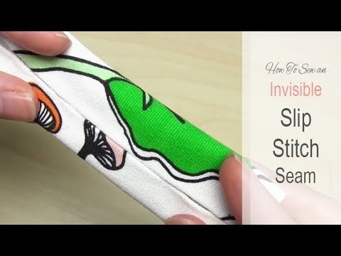 How to Sew: Invisible Slip Stitch Seam | Hand Sewing Tutorial for Beginners | Cushions &amp;amp; Toys