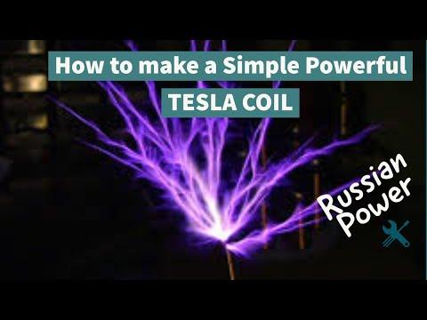 How to make a simple powerful Tesla Coil