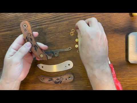Laser Cut Handles and Assembly of Sv&ouml;rd Peasant Knife Kit