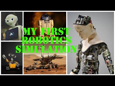 MY FIRST ROBOTIC SIMULATION | VIRTUAL ROBOT CIRCUIT