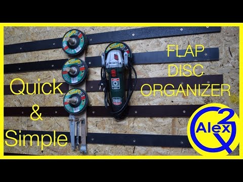 Making a Quick &amp;amp; Simple Flap Disc Organizer