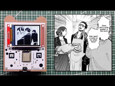 Manga Reader ESP8266 ILI9225 Display