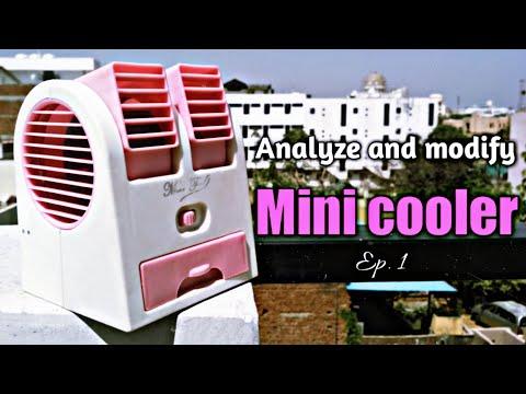Modify &amp;amp; analyze MINI Cooler | li-ion battery | TP4056 charging module | ohm's low| vishal soni S1E1