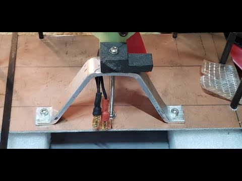 Motor mount part and stand for RC Airboat .