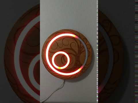 NeoClock Red Animation 15 min