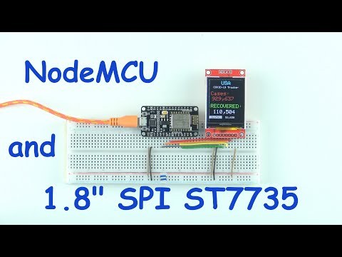 NodeMCU and 1.8&amp;quot; SPI ST7735 display