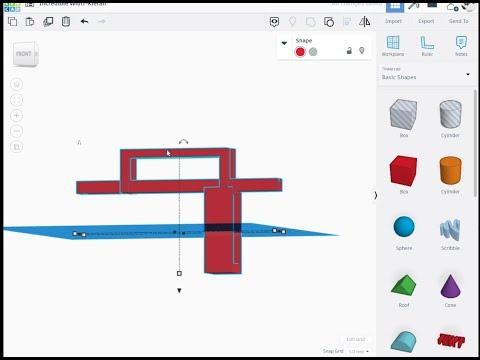 Paper Plane Shooter Design using Tinkercad