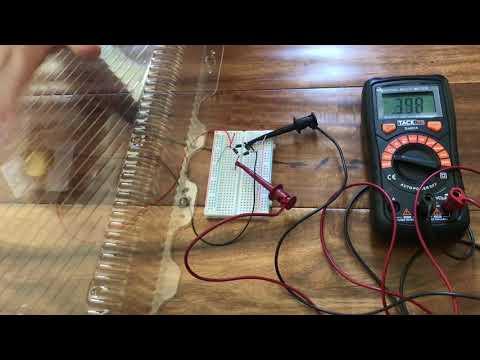 Piezoelectric Disc Exploration: Rain/Solar, 1 disc test II