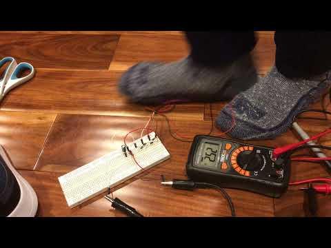 Piezoelectric Disc Exploration: Shoe Pad, Voltage Measurer