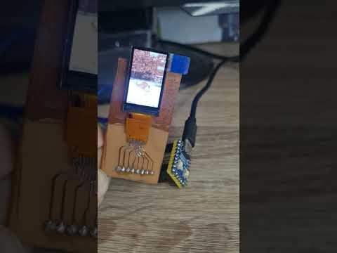 Raspberry PICO ZERO + St7789 1.14 " Test animation #shorts#short#viral#status