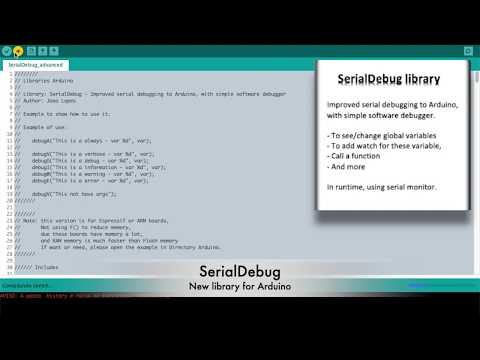 SerialDebug library for Arduino