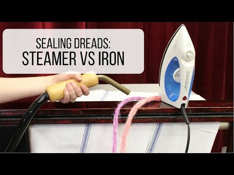 Steamer vs Iron Sealing for Synth Dreads - DoctoredLocks.com