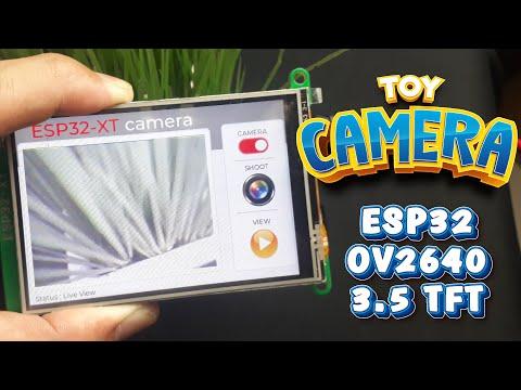 Toy Camera Using ESP32 + OV2640 Camera And 3.5" TFT Touchscreen / LVGL and LovyanGFX