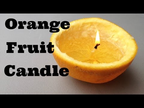 Turn an Orange into a Candle [Fun Project] [Survival Tips]