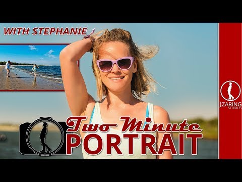 Two Minute Portrait with Stephanie. Awesome Photo's with Minimal Gear