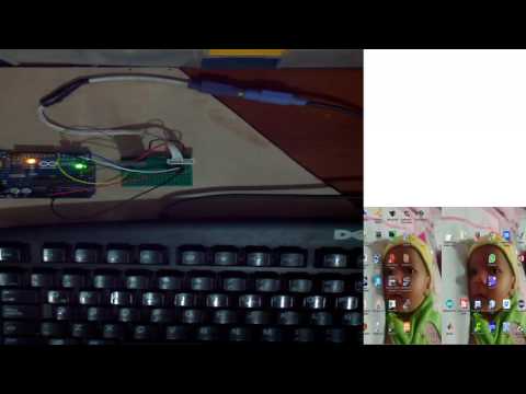 Wireless keyboard with arduino and visual basic