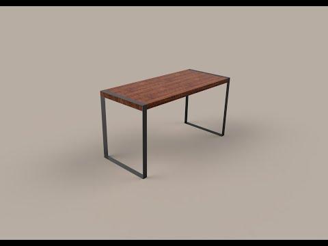 fusion 360 (espa&ntilde;ol) para dise&ntilde;adores Industriales / Tutorial escritorio - Planos GRATIS.!